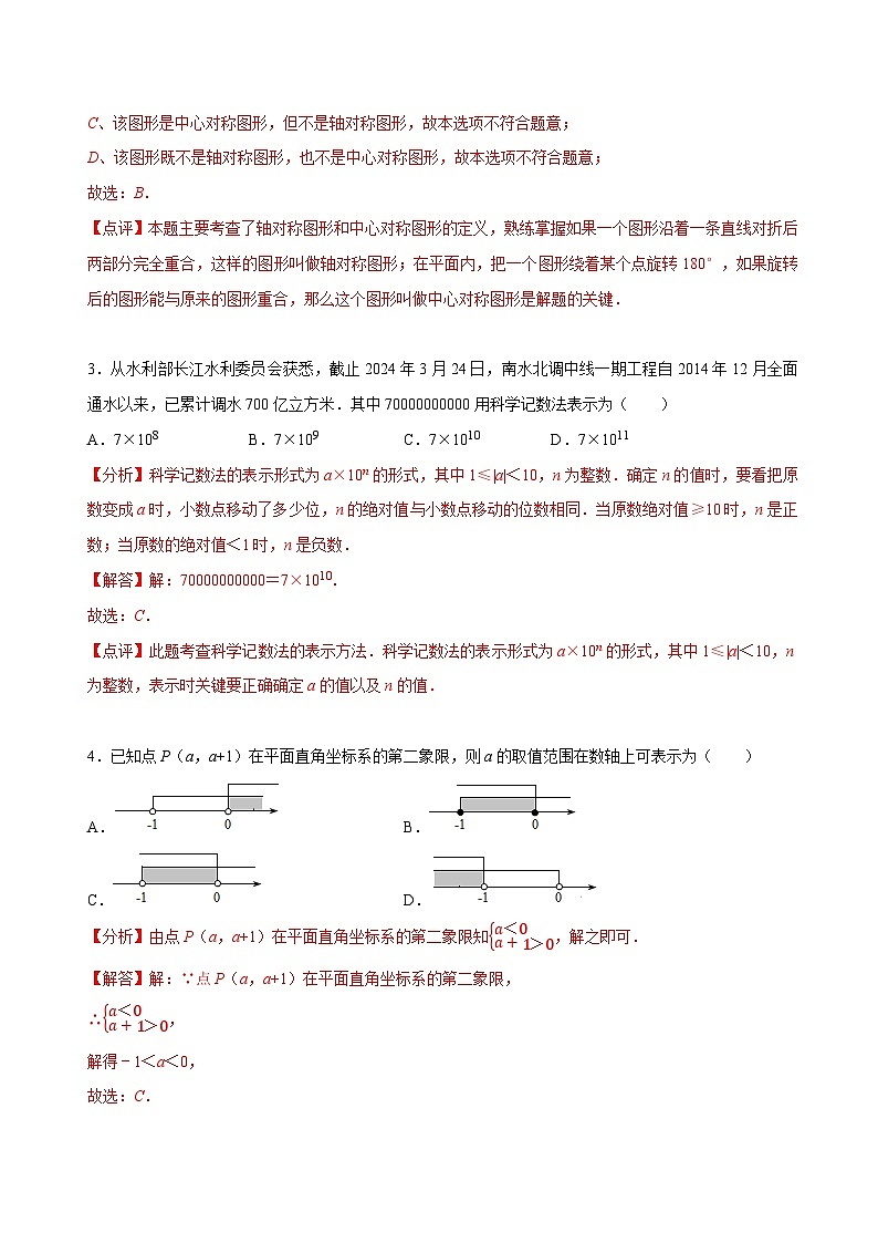 2024年中考押题预测卷（湖北省卷）数学（全解全析）02