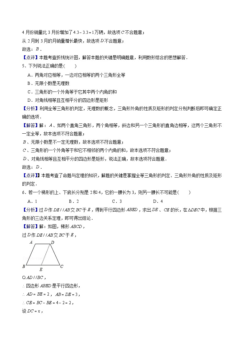 2024年中考押题预测卷【上海卷】-数学（全解全析）第3页