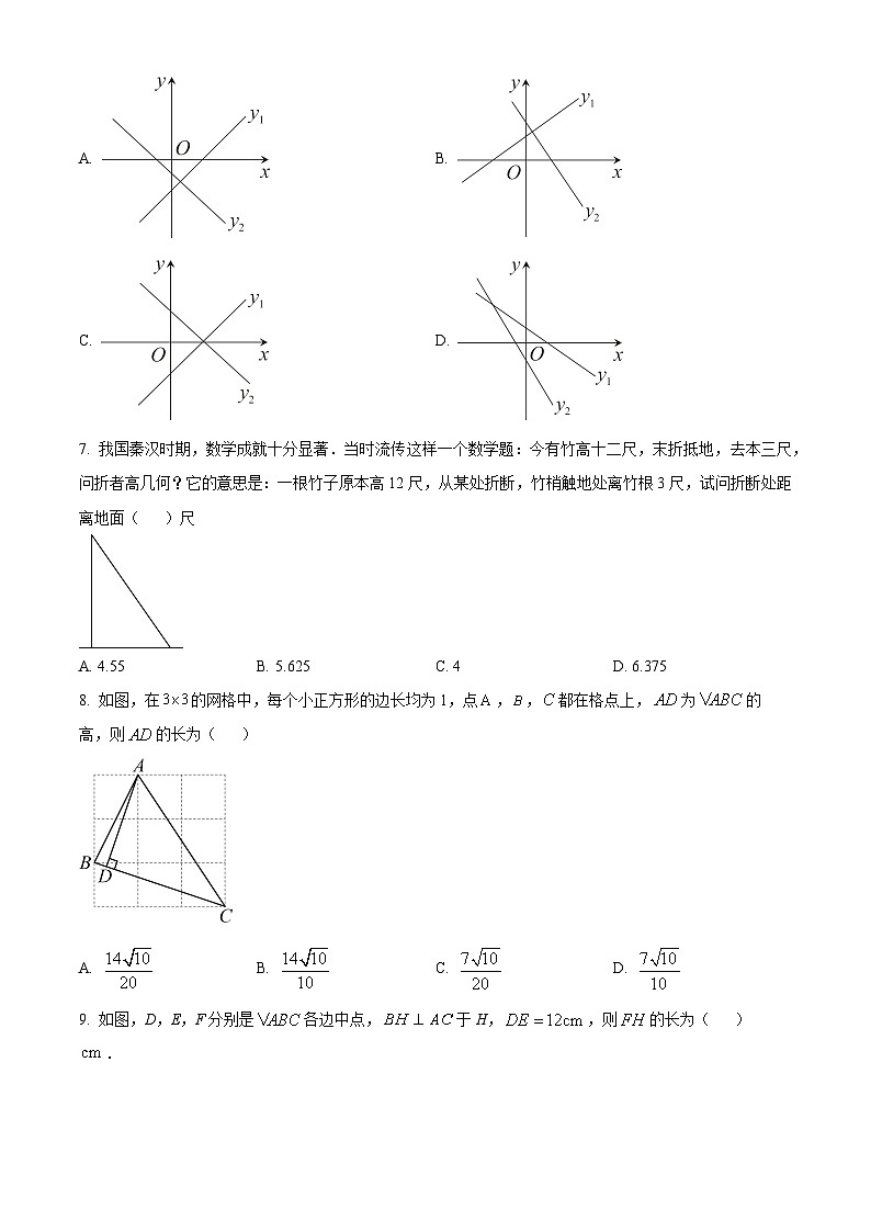 海南省琼海市嘉积中学2023-2024学年八年级下学期期中考试数学试题B卷（原卷版）第2页
