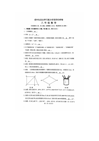 江苏省镇江市丹徒区2023-2024学年八年级下学期5月期中考试数学试题