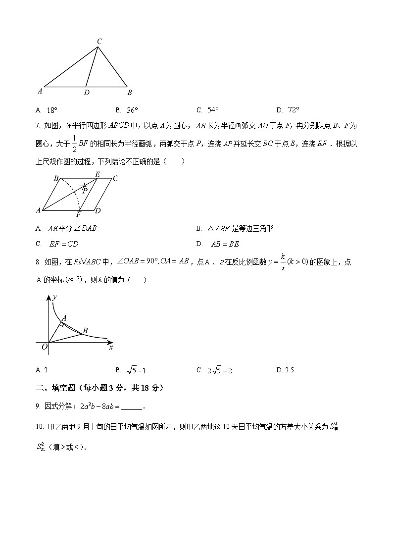 吉林省长春市绿园区新解放学校2023-2024学年八年级下学期期中数学试题（学生版+教师版）02