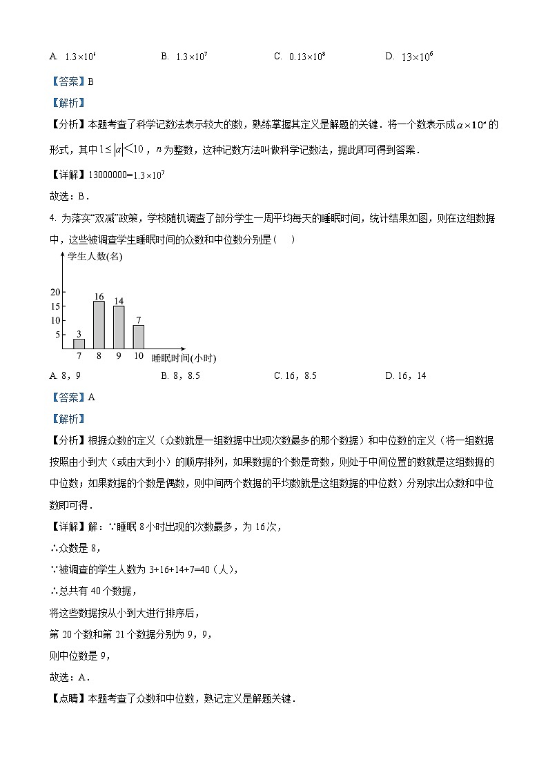31，2024年浙江省丽水市中考数学模拟预测题02