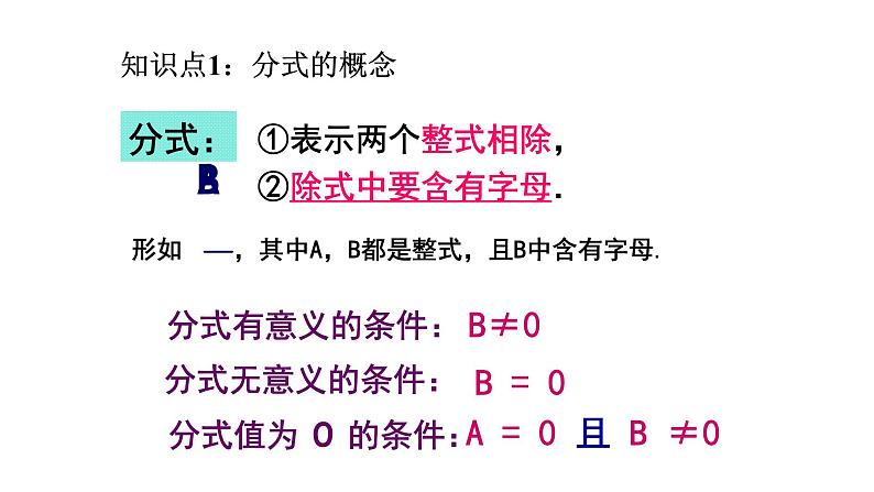 第5章 分式 浙教版数学七年级下册复习课课件04