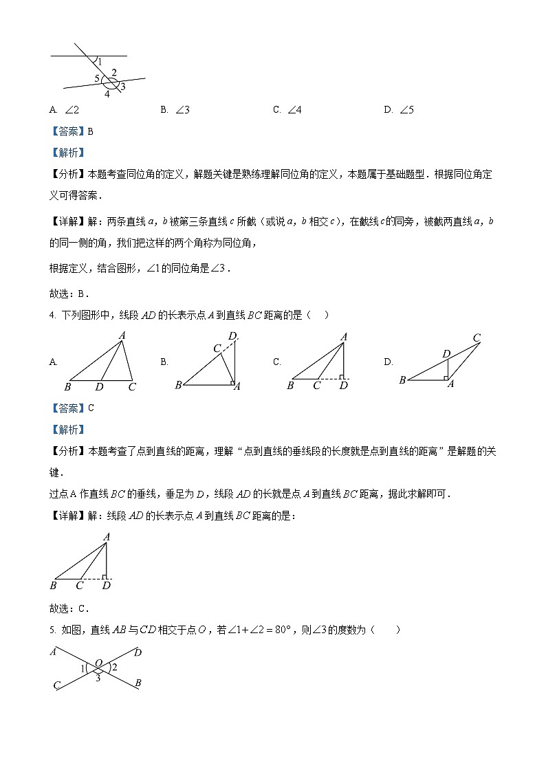 广东省江门市江海实验教育集团2023-2024学年七年级下学期期中数学试题（原卷版+解析版）02