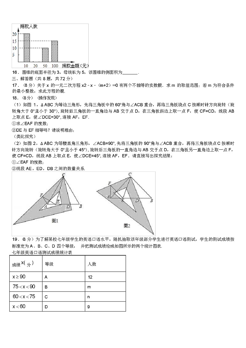2024 年广西河池市中考数学模拟试卷（解析版）第3页