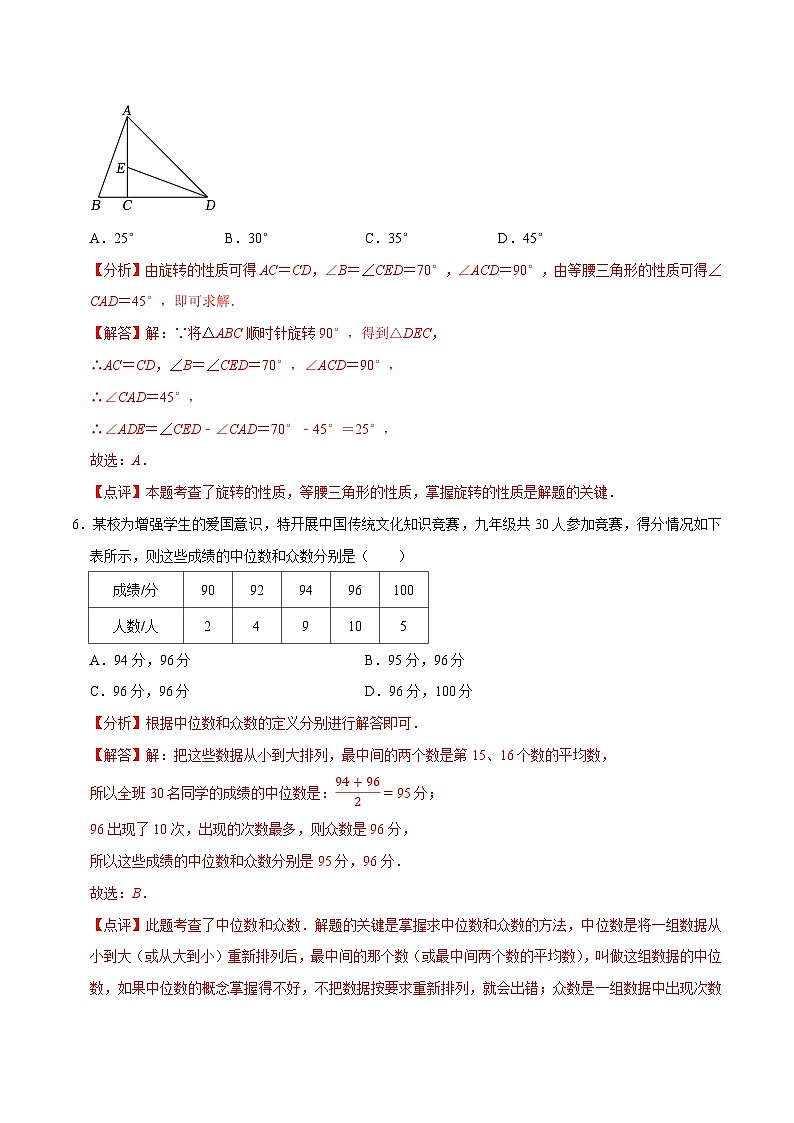 数学（无锡卷）（全解全析）第3页