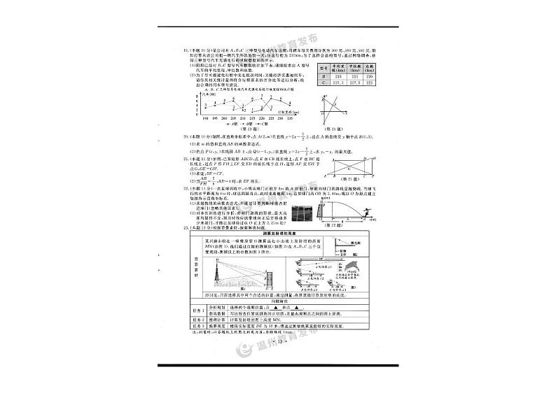 2023温州中考数学卷（含答案）03