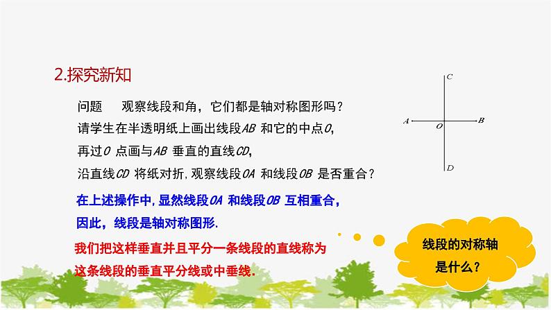 10.1.2 轴对称的再认识 华师大版数学七年级下册课件第5页