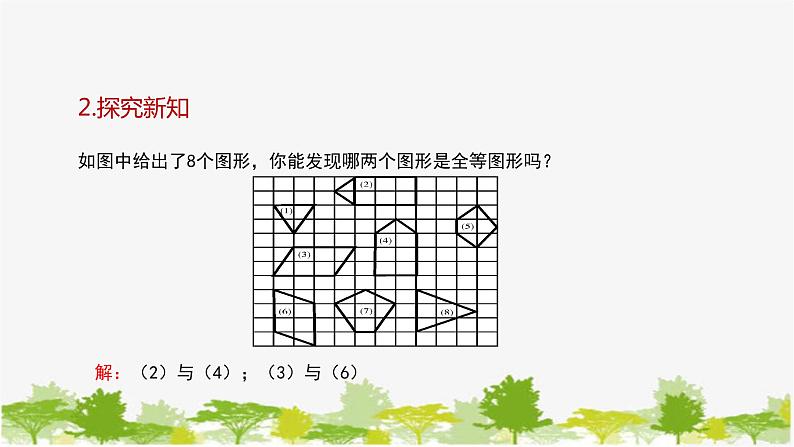 10.5 图形的全等 华师大版数学七年级下册课件05