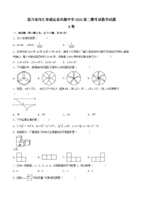 2024年四川省内江市威远县凤翔中学中考二模考试数学试题