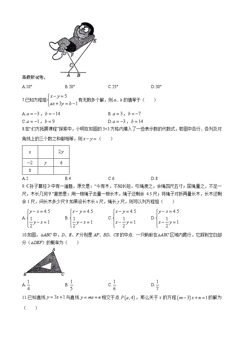 24，山东省淄博市张店区张店区实验中学2023-2024年八年级下学期期中数学试题02