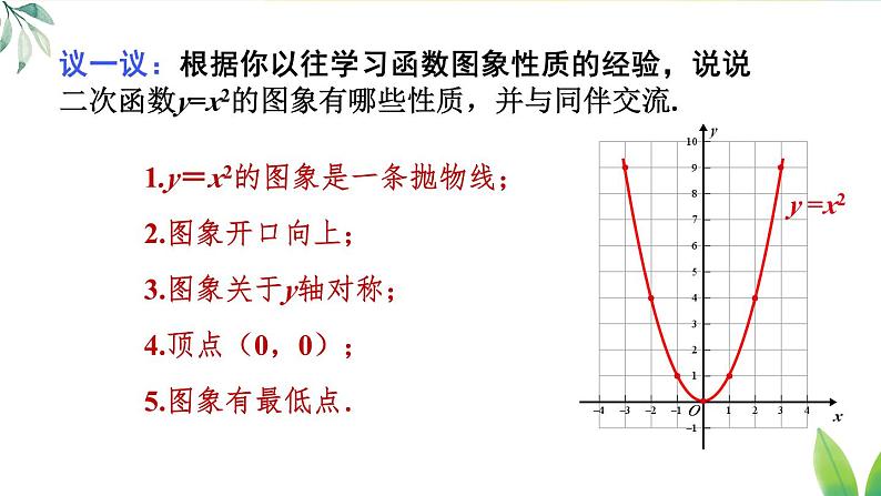 人教九年级数学 22.1.2 二次函数y=ax²的图象和性质 PPT课件07