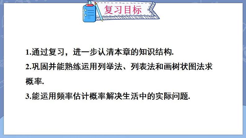 人教九年级数学 25 章末复习 PPT课件第2页