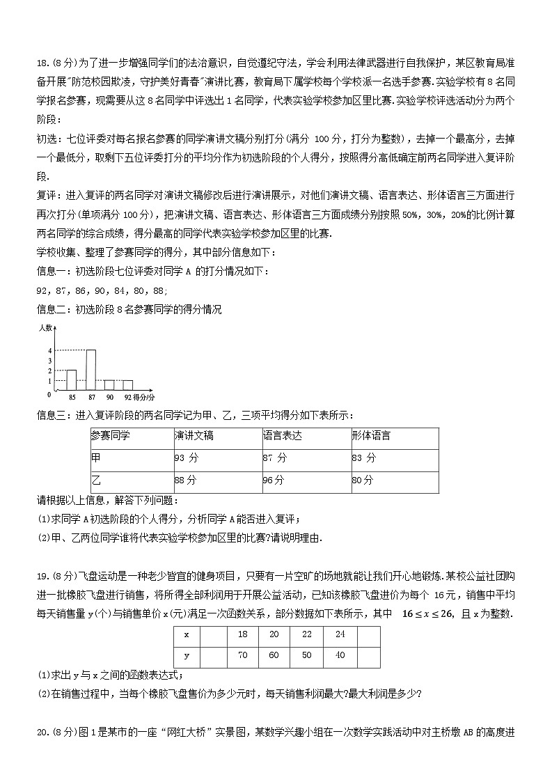 2024年辽宁省中考数学适应性训练卷（二）+03