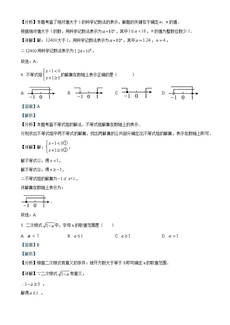 2024年广东省中山市华侨中学中考一模数学试题03