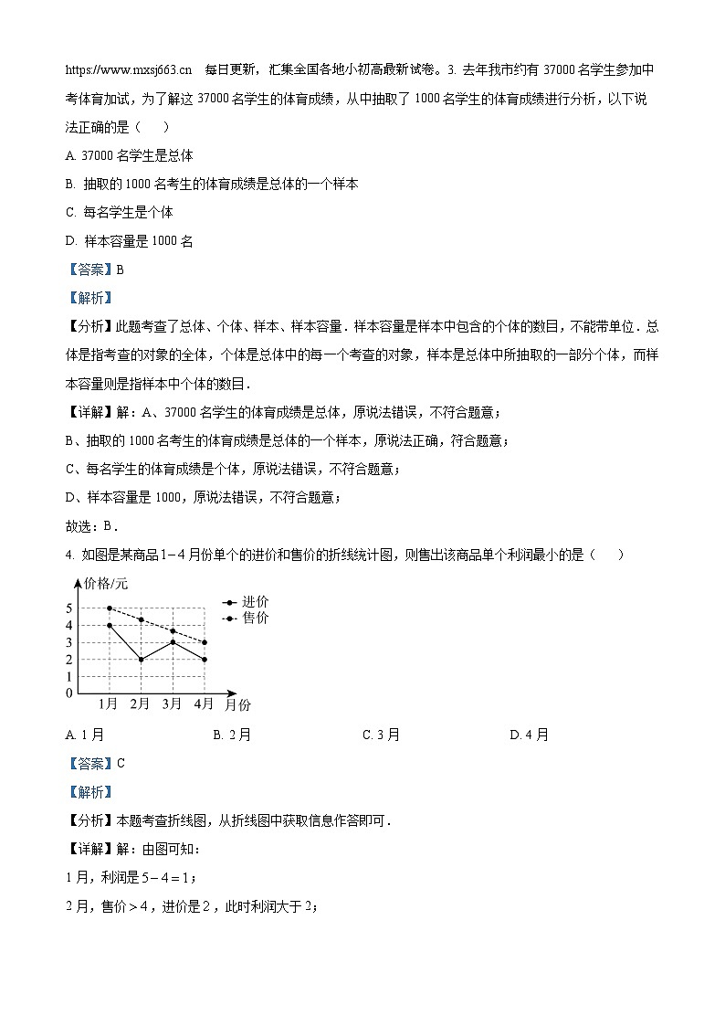 河北省秦皇岛市青龙县2023-2024学年八年级下学期期中数学试题03