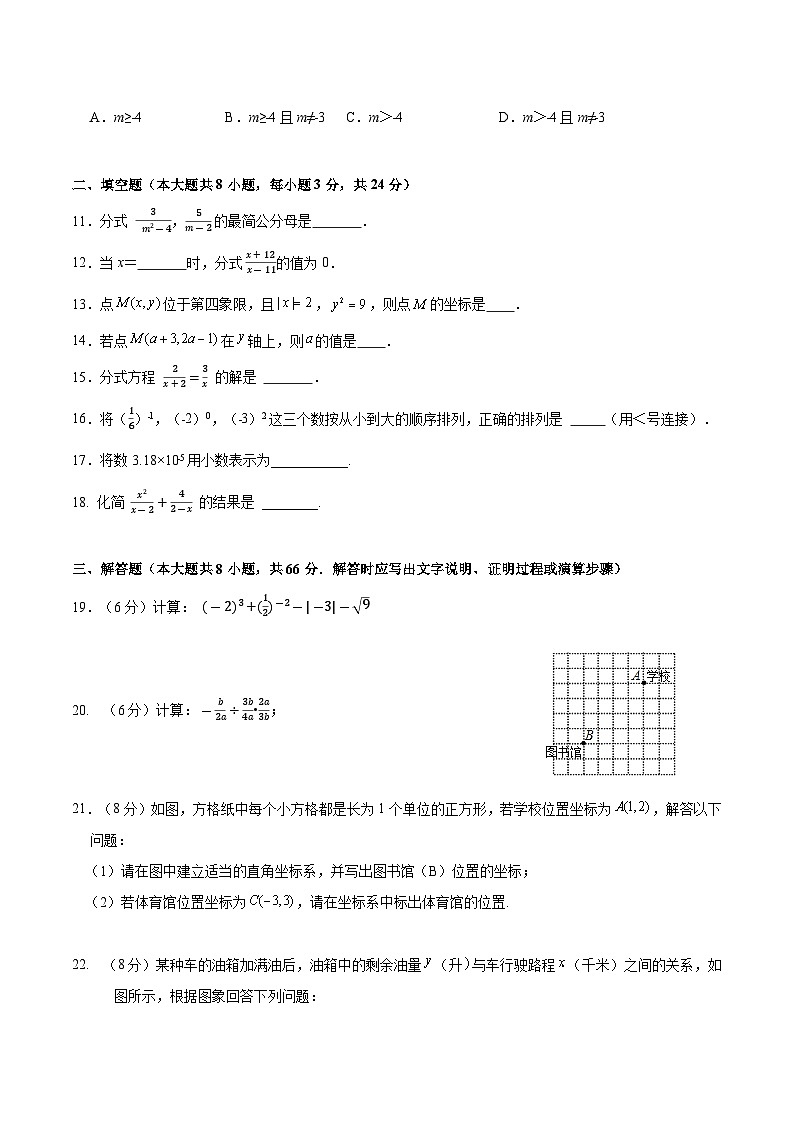 湖南省衡阳市四校2023-2024学年八年级下学期3月月考数学试卷(含答案)02
