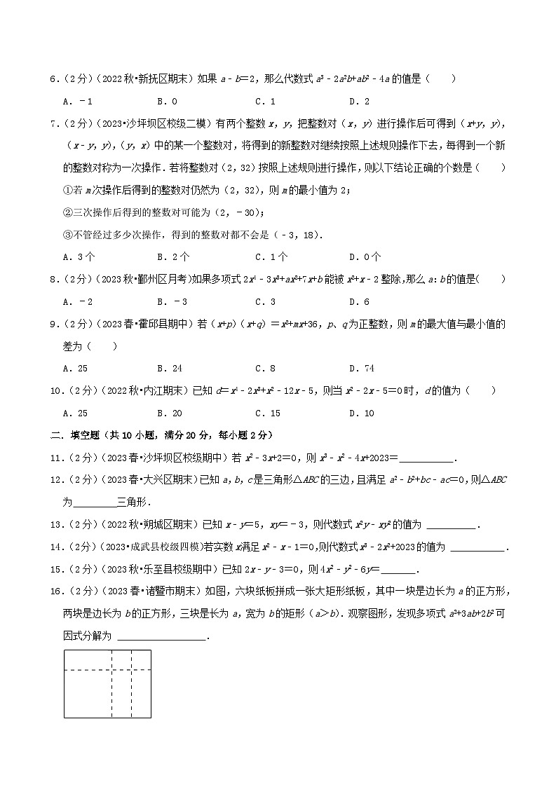 2024年中考道德与法治一轮复习知识清单（全国通用）-专题15因式分解的应用(专项培优训练)学生版第2页