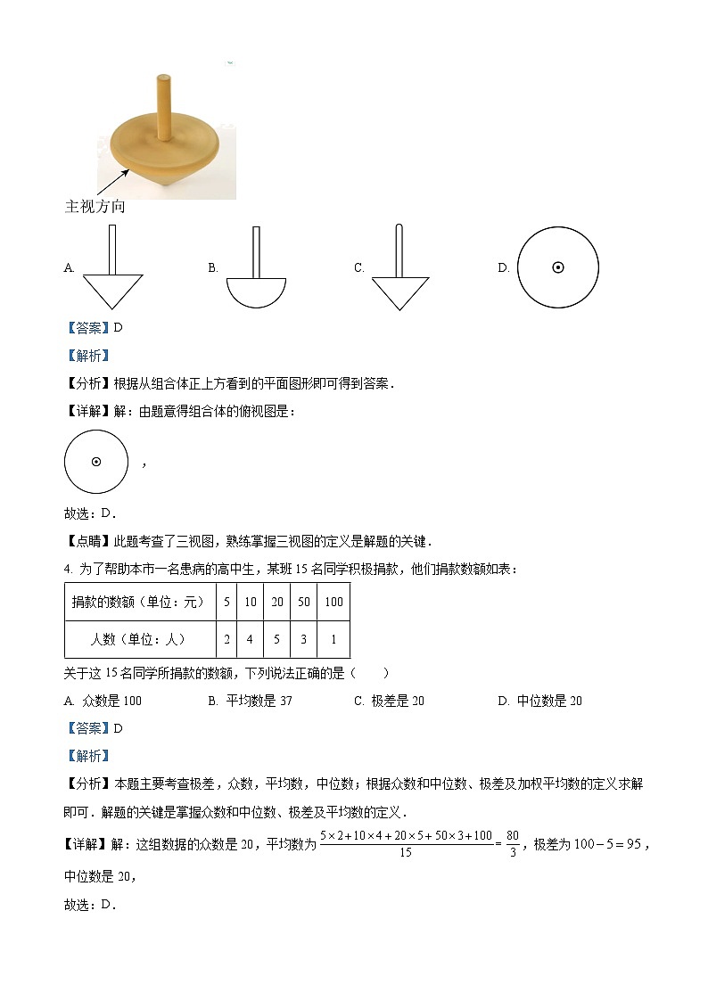 2024年江苏省盐城市盐城经济技术开发区中考二模数学试题（解析版）第2页