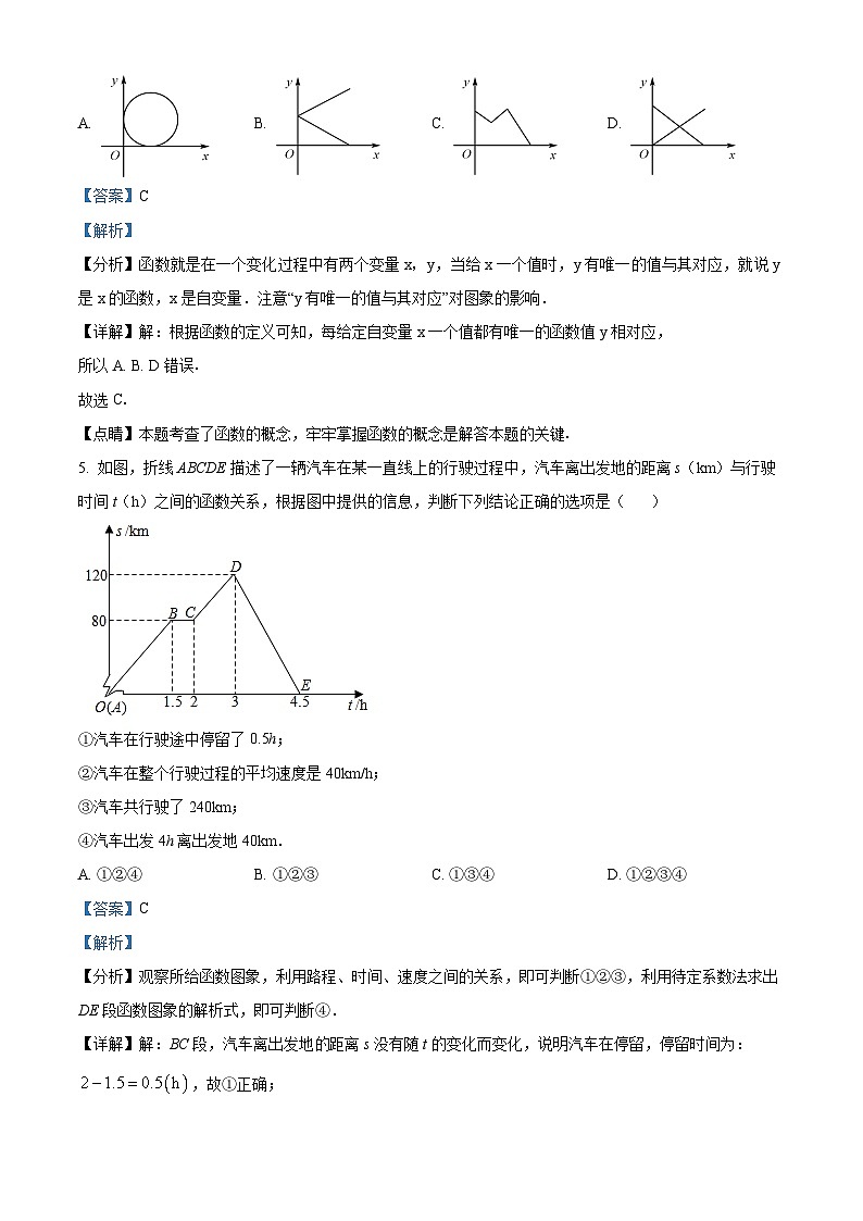 内蒙古赤峰市巴林右旗多校联考2023-2024学年八年级下学期期中考试数学试题（原卷版+解析版）03