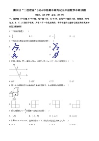 重庆市南川区三校联盟2023-2024学年九年级下学期期中考试数学试题（原卷版+解析版）