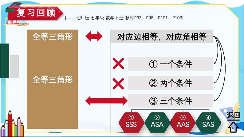 北师数学9年级上册 4.4  第1课时 相似三角形的判定（1） PPT课件03