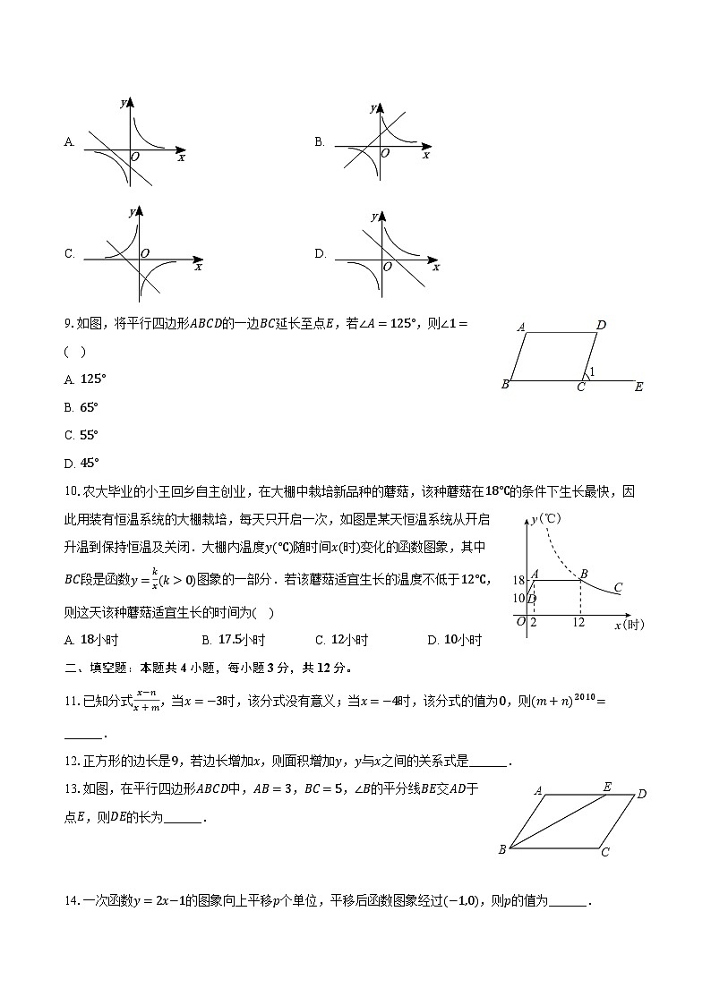 2023-2024学年河南省开封市兰考县八年级（下）期中数学试卷（含解析）第2页