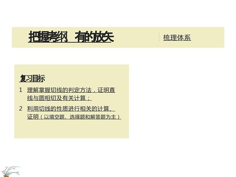 华师版数学九年级切线的判定与性质及应用导学案、PPT及视频02