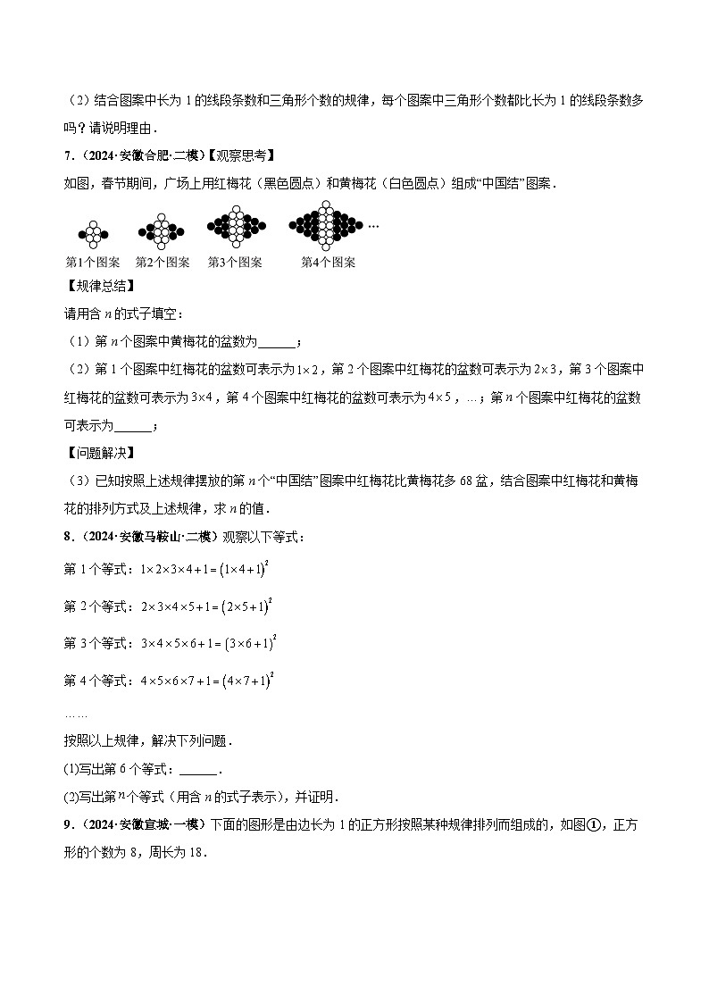 中考05 数学规律观察猜想与探索大题综合（原卷版）第3页