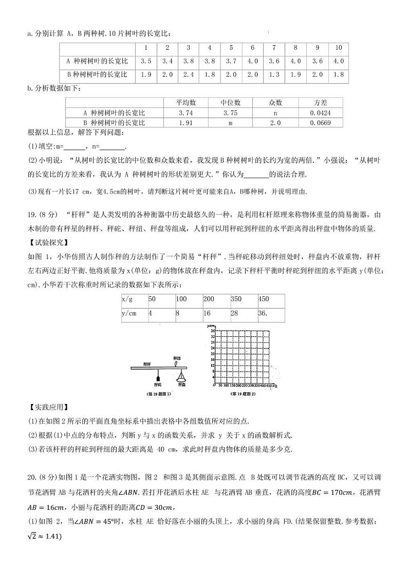 2024年辽宁省中考数学适应性测试（五）+答案第3页