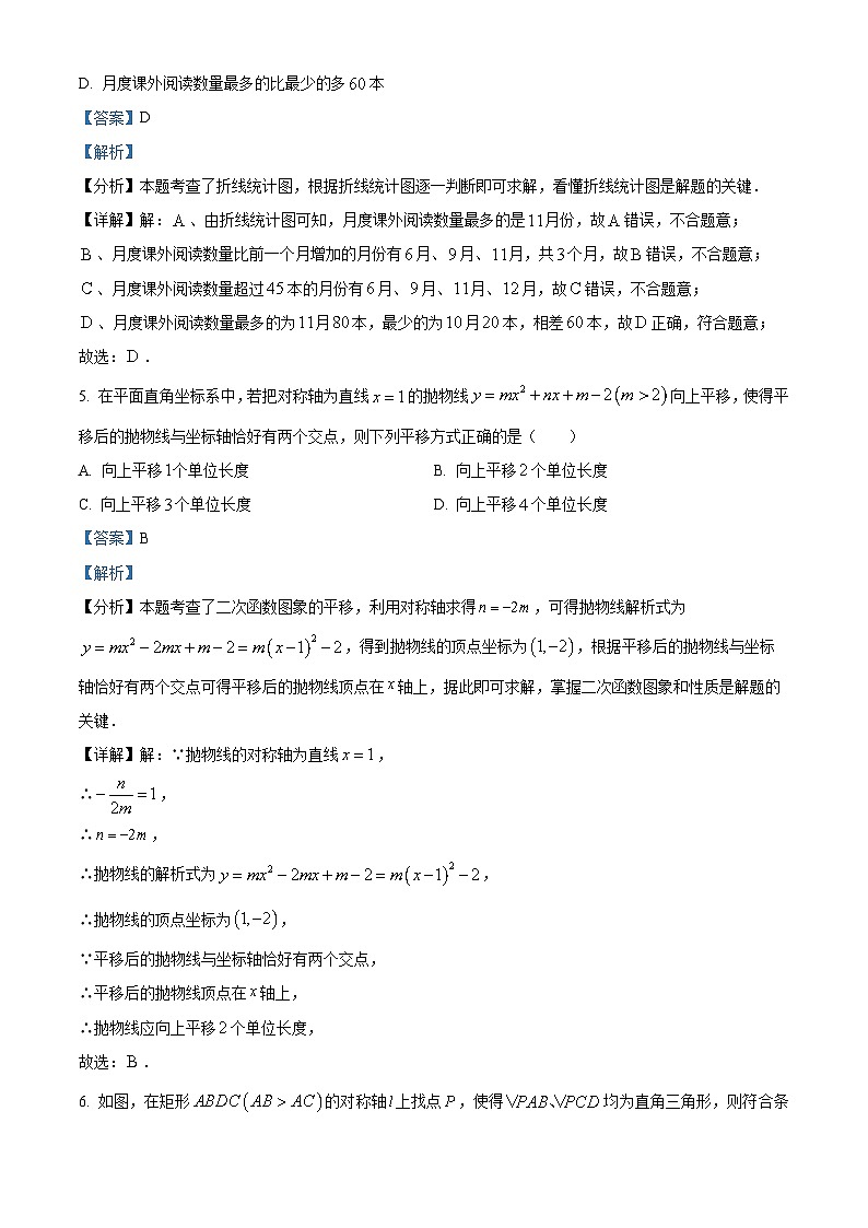 2024年江西省九江市柴桑区九江五校中考二模数学试题（原卷版+解析版）03