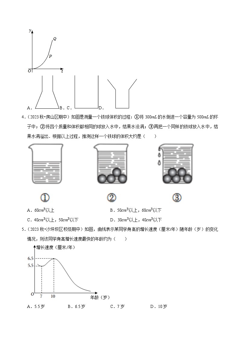 北师大版七年级数学下册第3章变量之间的关系单元测试(培优压轴卷大)(原卷版+解析)第2页
