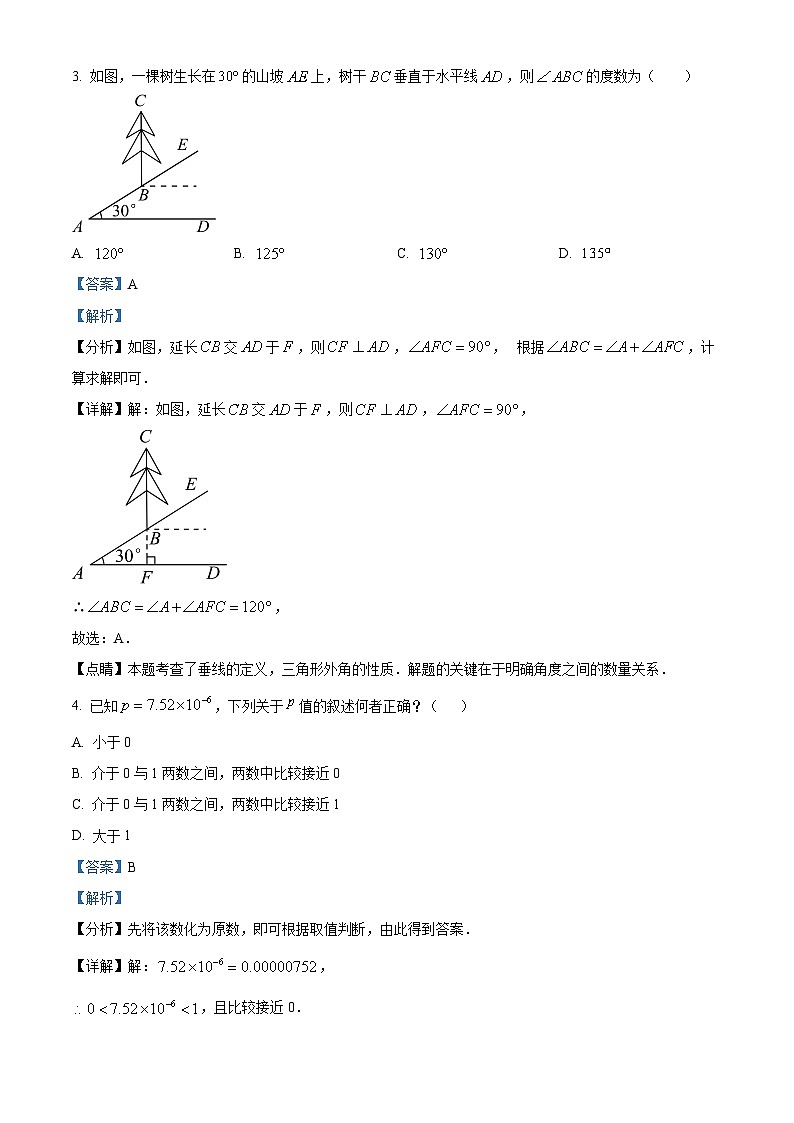 河南省平顶山市汝州市2023-2024学年七年级下学期期中数学试题（解析版）第2页
