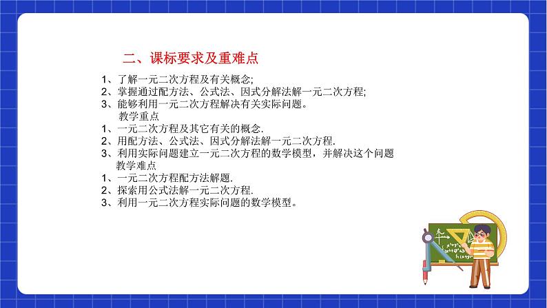 【大单元教学】鲁教版数学八年级下册 《一元二次方程》单元案例 课件+教案03