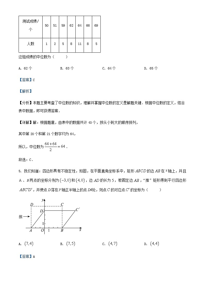 2024年广东省深圳市九年级中考数学冲刺模拟练习试卷解析03