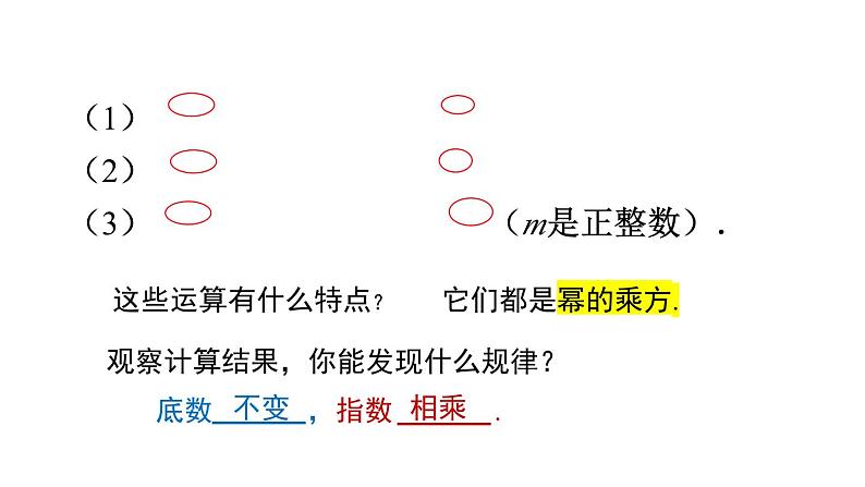 14.1.2 幂的乘方 课件 2024-2025学年人教版数学八年级上册05