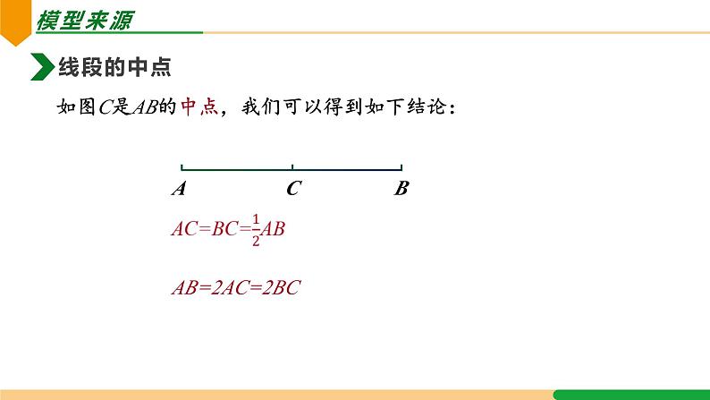 01 双中点模型课件人教版七年级数学上册第四章几何图形初步第2页