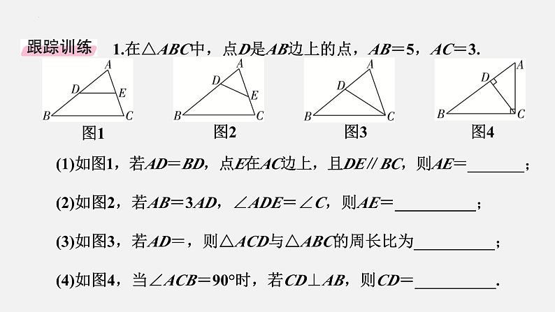 中考数学一轮复习 课件 微专题4  四大相似模型05