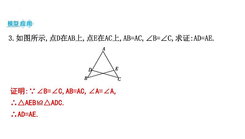 中考数学一轮复习---微专题2 全等三角形解题模型 课件08