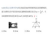 30.4.1生活中的拋物線模型問題課件冀教版數學九年級下冊