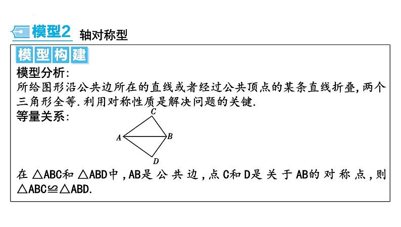 九年级中考数学一轮复习 考点讲练课件 ：微专题3 全等三角形的常考模型第6页