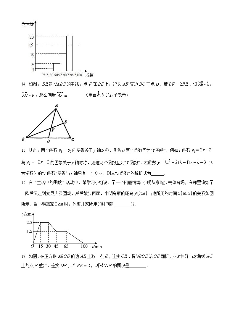 2024年上海市浦东新区中考三模数学试题（原卷版+解析版）03