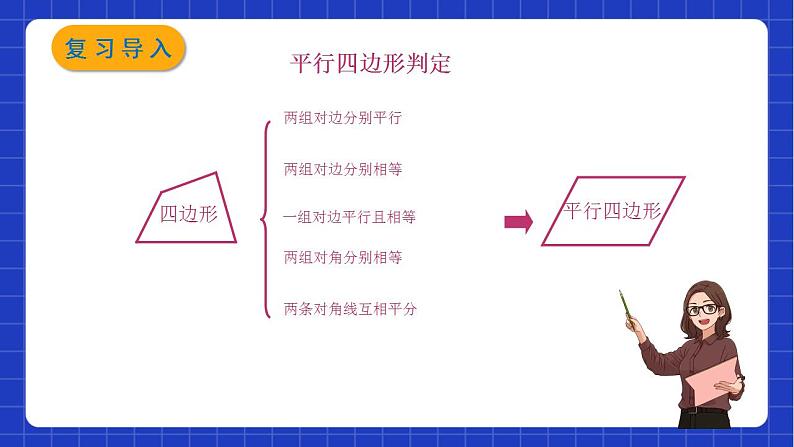 沪教版数学八年级下册22.3《特殊的平行八边形》课件+分层练习03