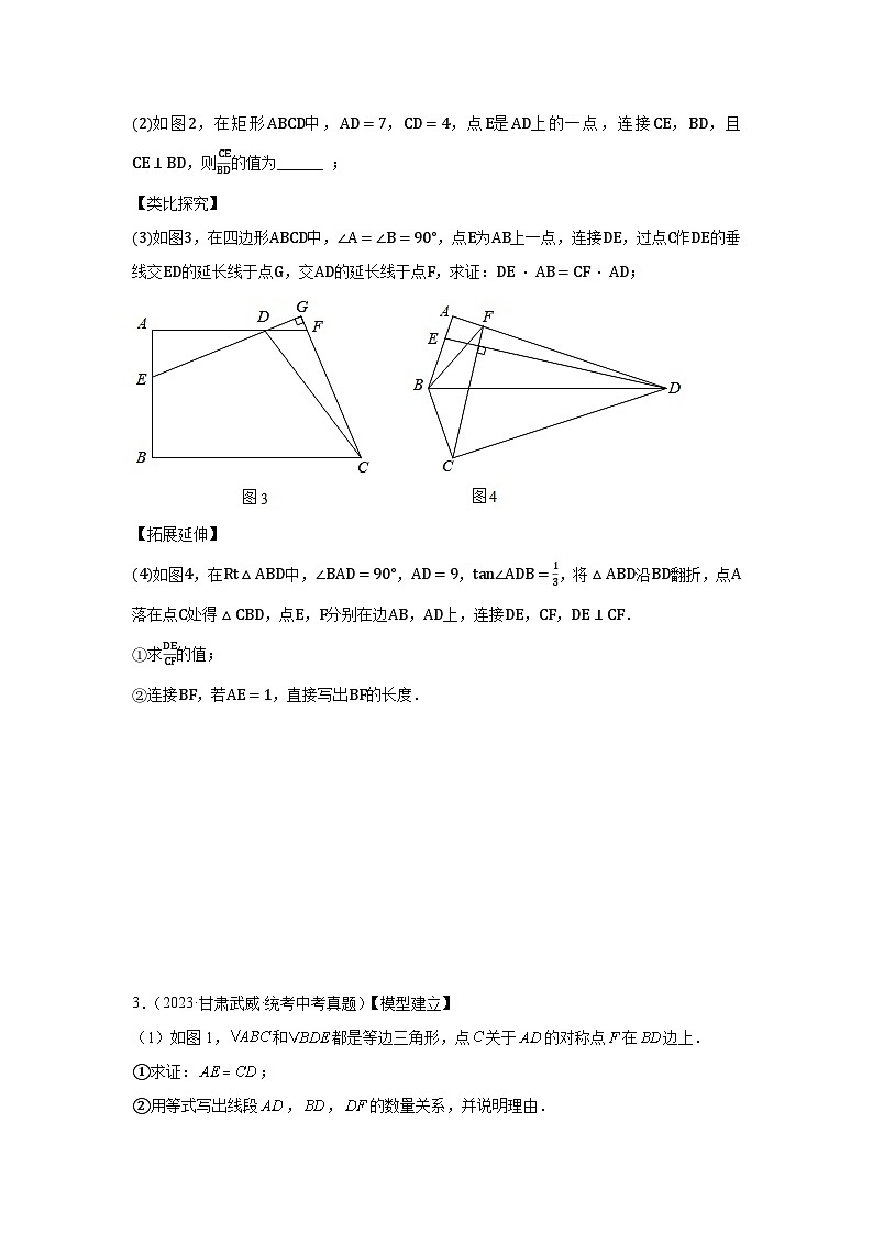【二轮复习】2024年中考数学 题型11 综合探究题 类型1 非动态探究题（专题训练）02