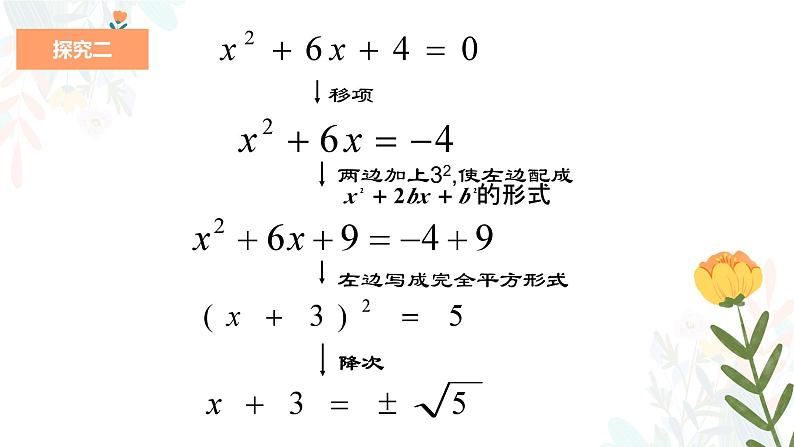 21.2.1 配方法 初中数学人教版九年级上册教学课件08