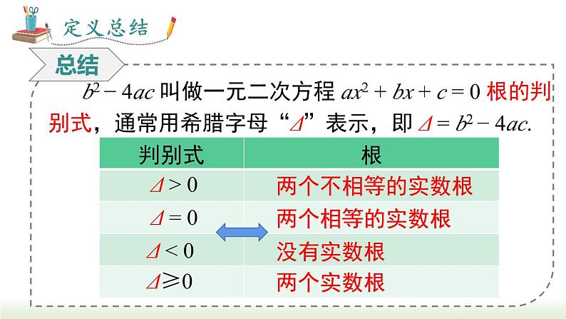 21.2.2 公式法 人教版数学九年级上册课件08