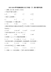 2023-2024学年海南省海口市八年级（下）期中数学试卷（含解析）