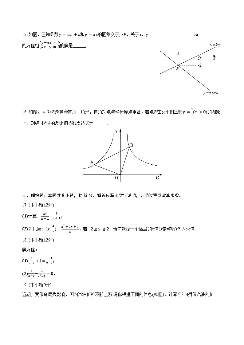 2023-2024学年海南省海口市八年级（下）期中数学试卷（含解析）03