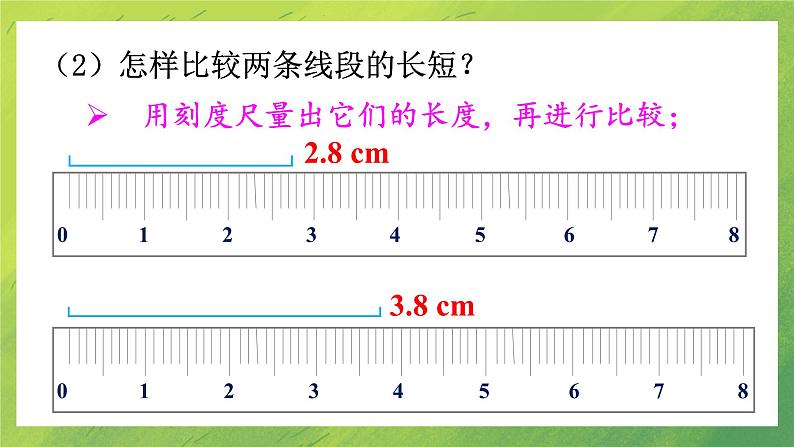 北师大版七年级数学4.2　比较线段的长短课件PPT08