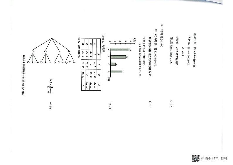 2024年浙江省杭州市钱塘区中考数学三模试卷（附参考答案）02